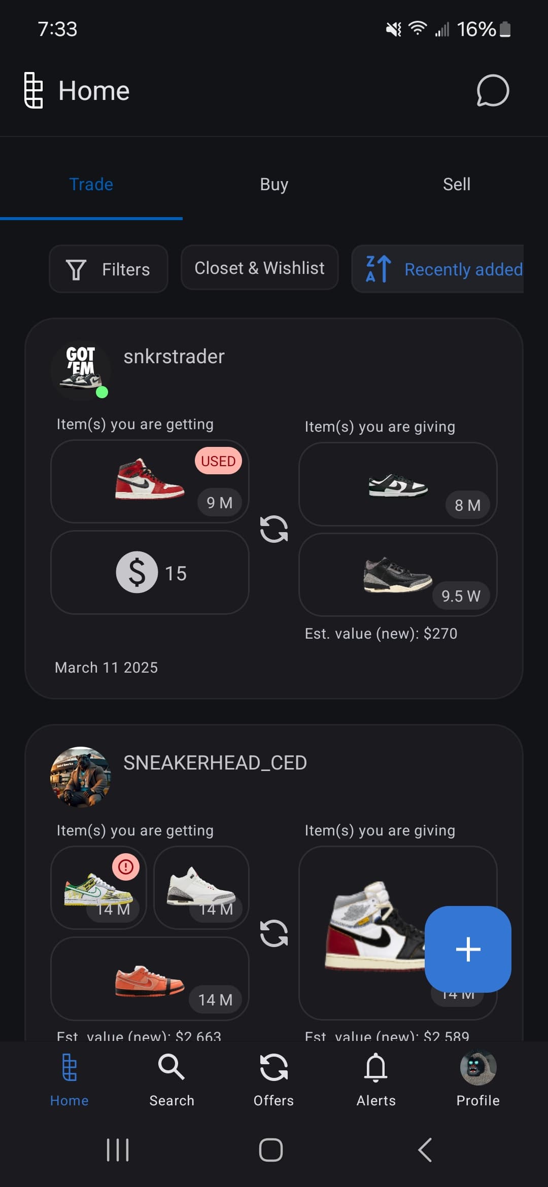Tradeblock Sneaker Trading Platform